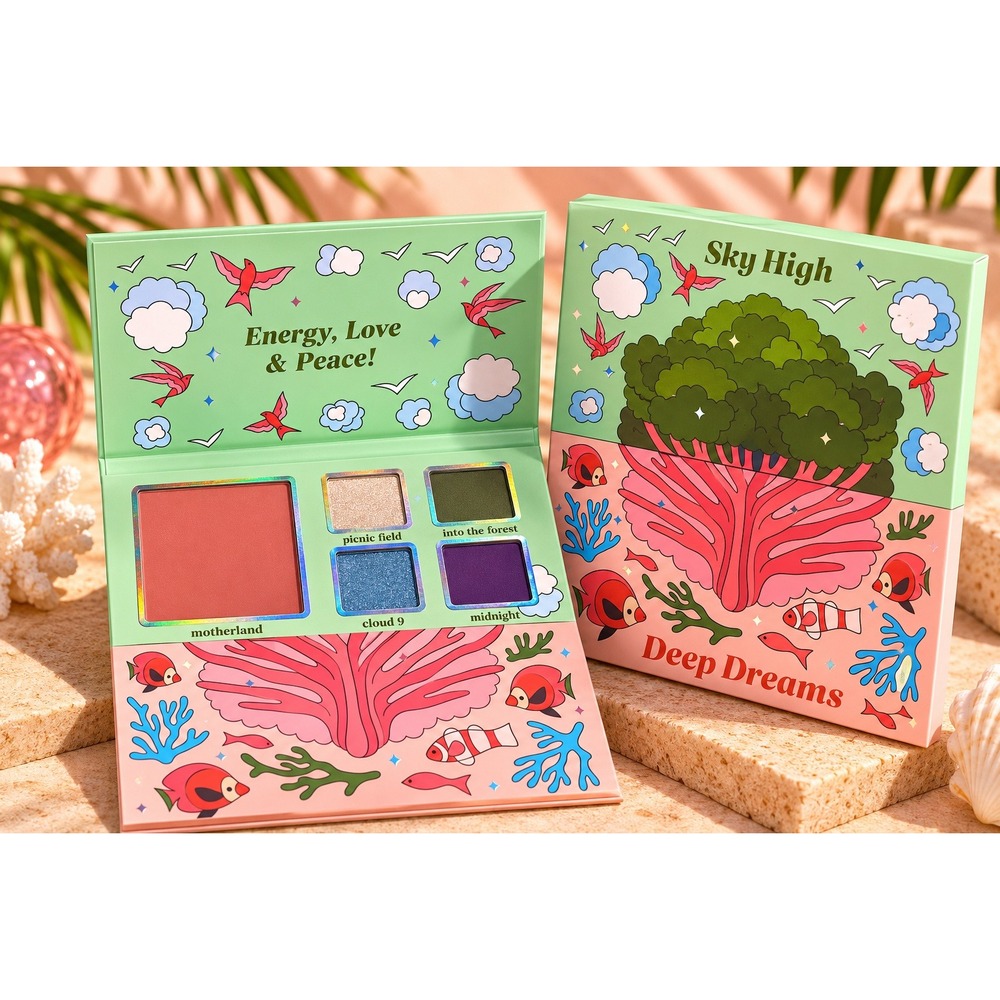 Kara Beauty Sky High Deep Dreams Beauty Palette Eyeshadow Blush And Highlighter